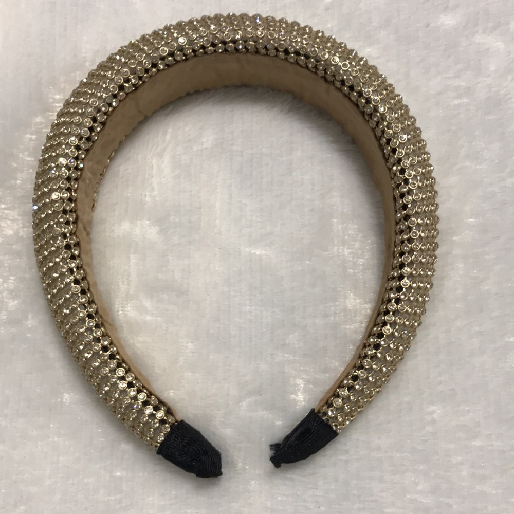 ⭐️ New Gorgeous Sparkling Gold & Rhinestone Headband